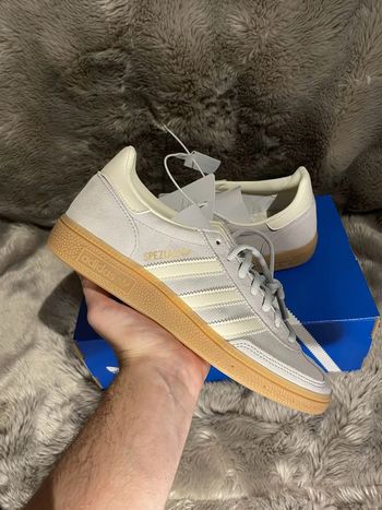 Adidas spezial cream white gold