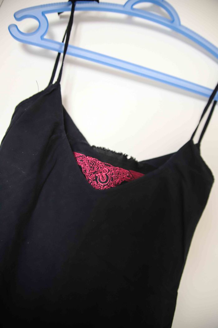 Petite robe noire en lin BeYouK "Vintage" - photo numéro 2