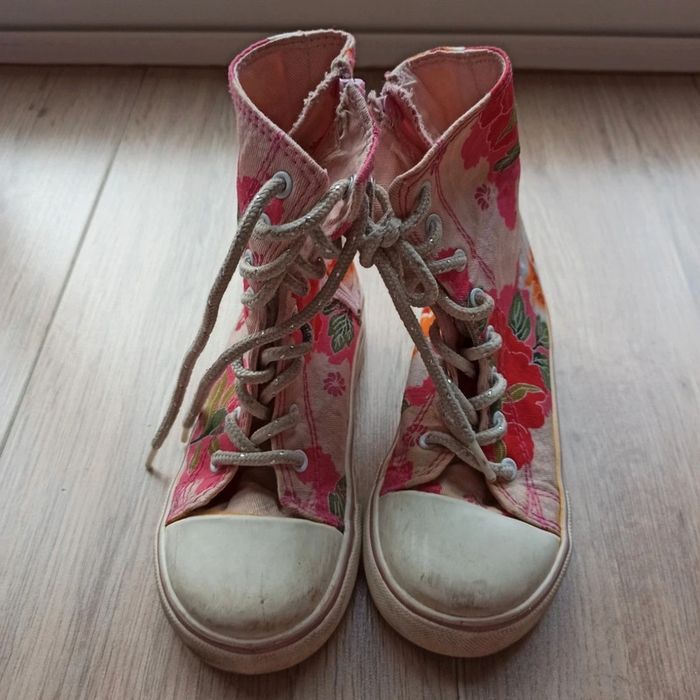 baskets a fleurs liberty fermeture éclair obaïbi 26 - photo numéro 2