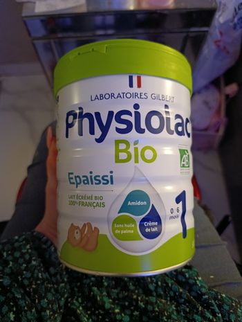 Lait physiolac épaissis