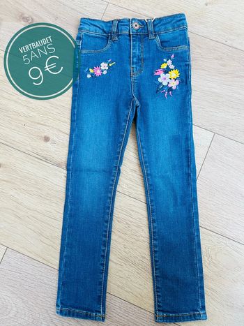 Pantalon jean Vertbaudet bleu en 5ans