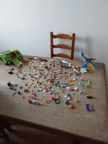 Lot accessoires et animaux playmobil 