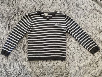 Pull rayé gris Jodhpur - 6 ans