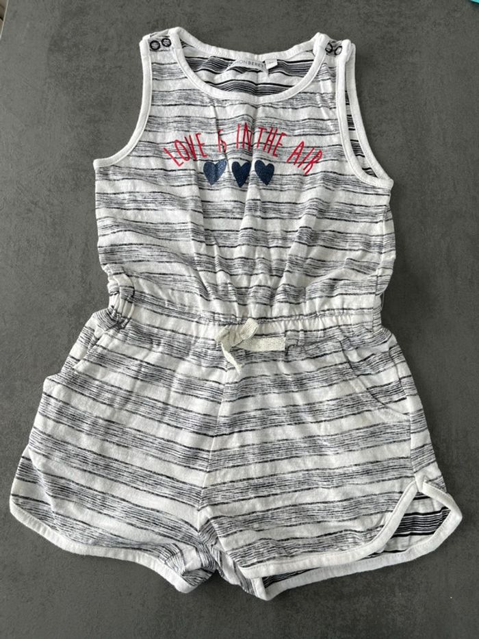 Lot de 2 combishort + 1 robe fille 23/24 mois - photo numéro 2