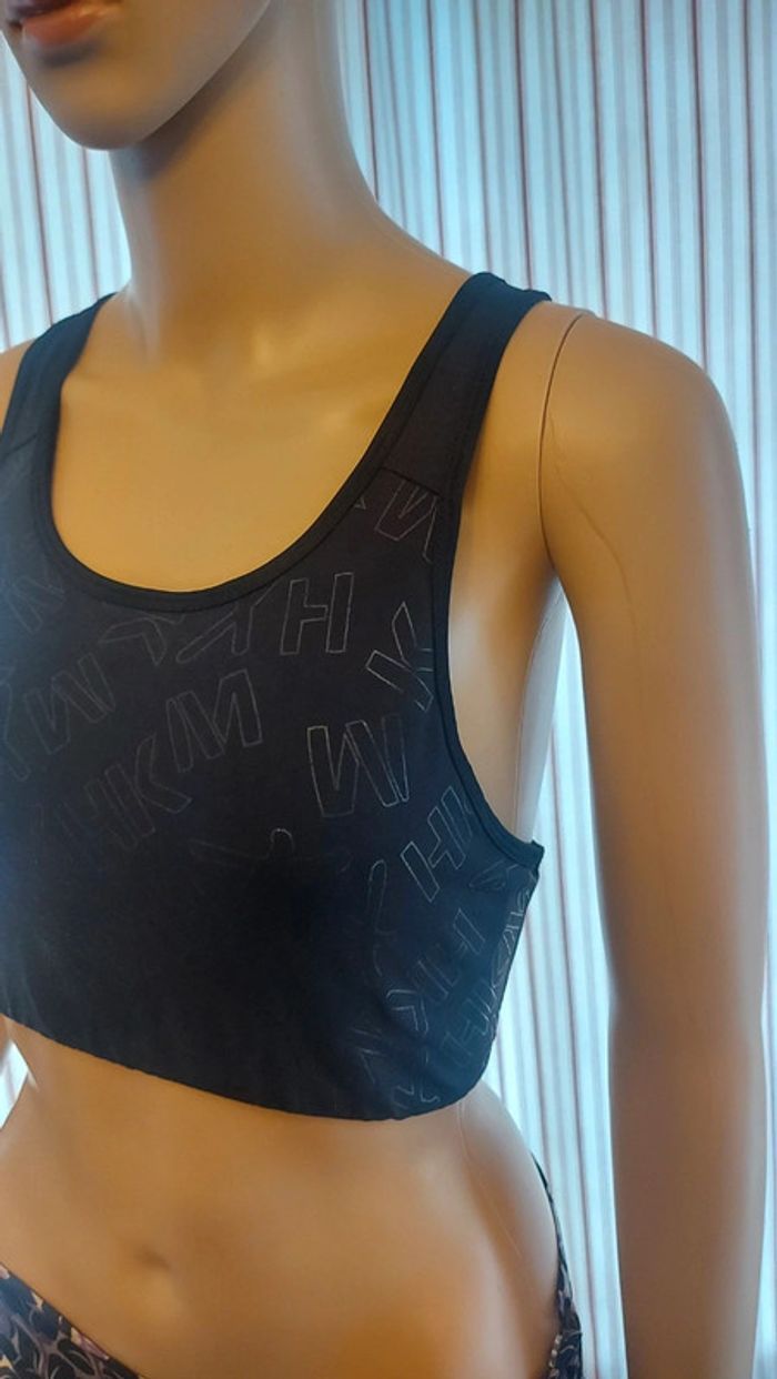 Brassière de sport noir HKMX  taille M - photo numéro 4