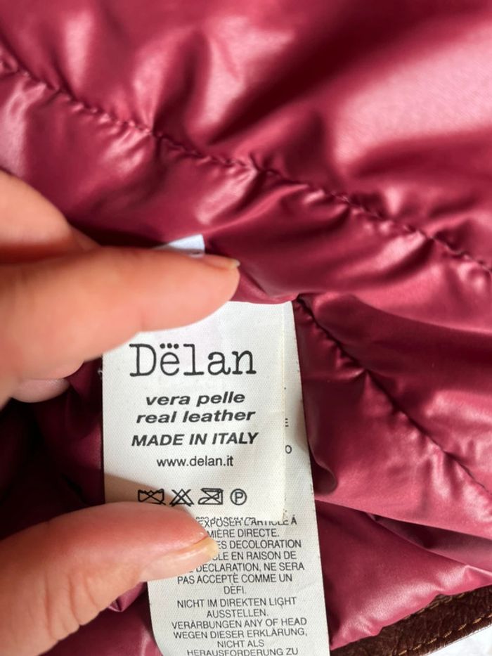 Très belle veste en cuir marron Dëlan - photo numéro 8