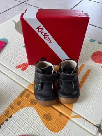 Kickers bébé en cuir – Taille 20 Marron