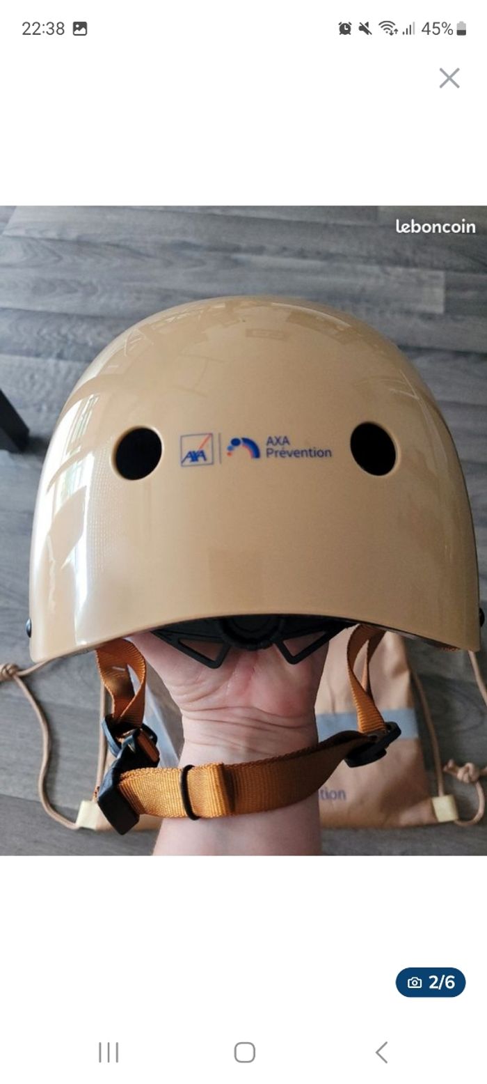 Kit casque vélo(avec sac+lumiére)Taille M - photo numéro 2