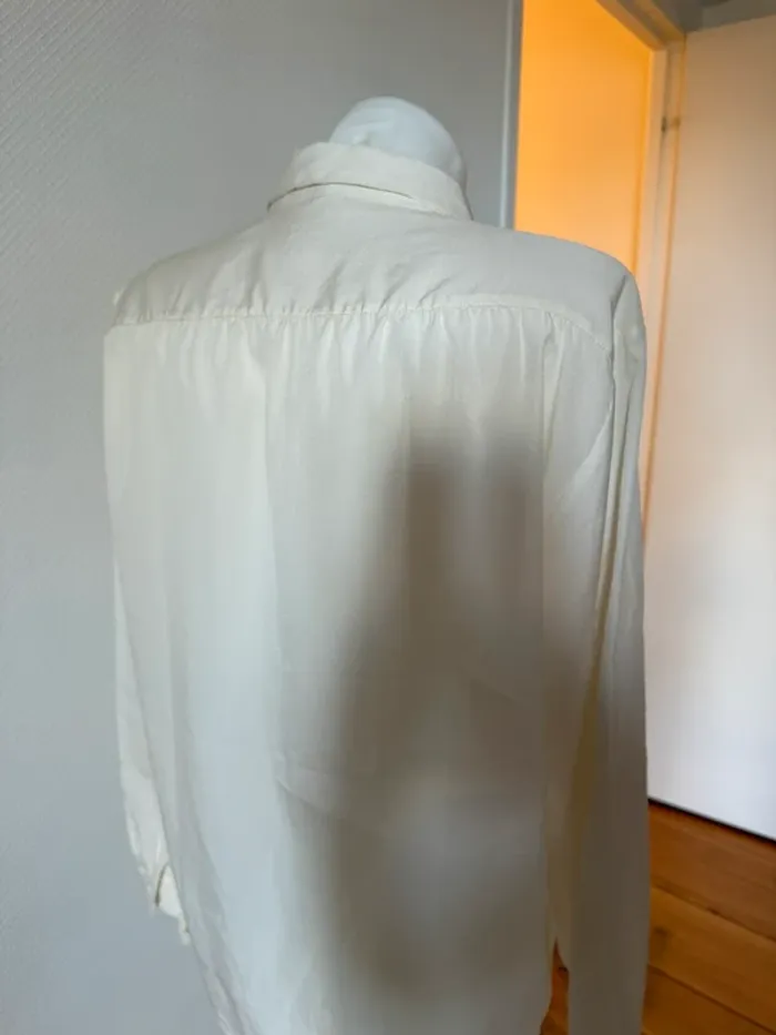 Chemise blanche vintage en tres bon état taille 40 - photo numéro 4
