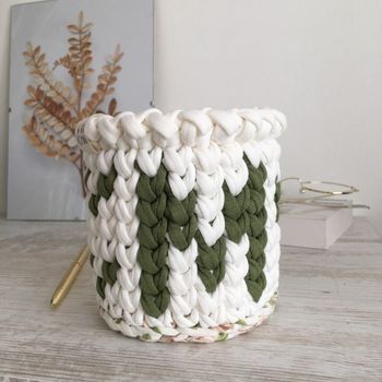 Cadeau fait main maman personnalisé, Pot de maquillage, rangement de papeterie