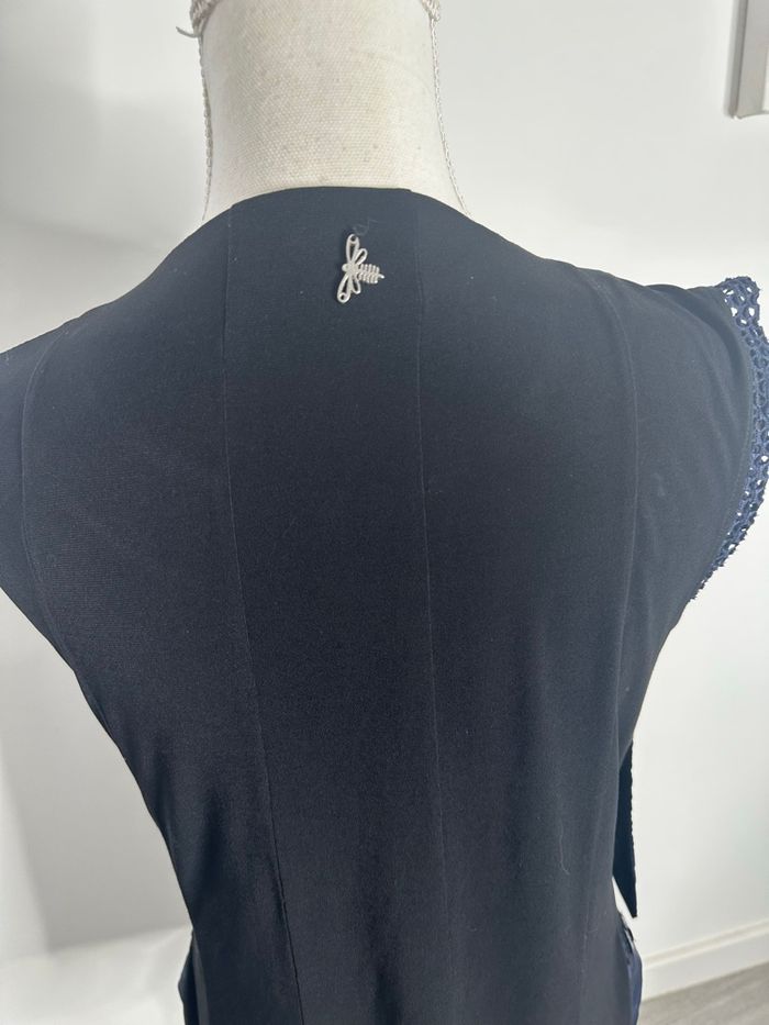 Robe bleue marine et sequins la mode est à vous T40 L - photo numéro 7