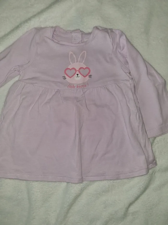 Ensemble legging et tee-shirt manches longues taille 12 mois - photo numéro 2