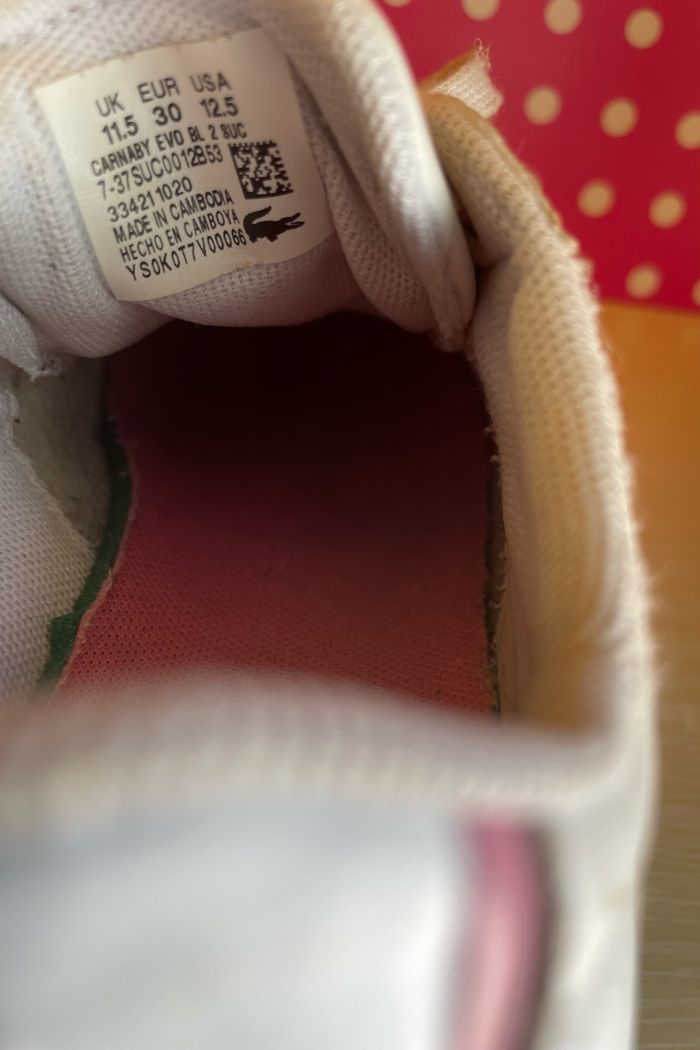 Baskets Lacostes - photo numéro 10