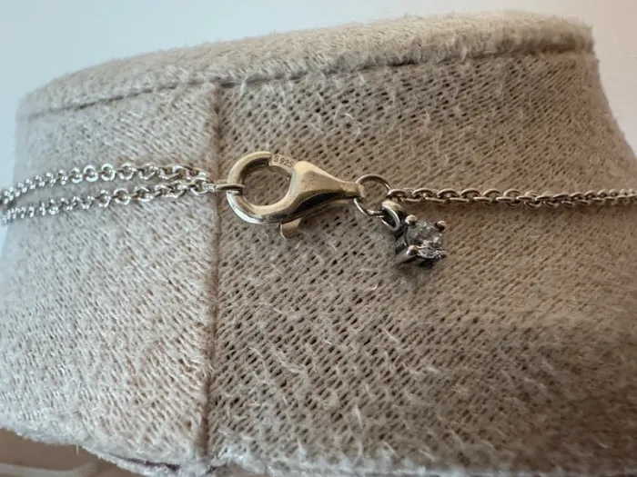 Collier Pandora Authentique Pendentif Rond Timeless Pave de Strass blanc - photo numéro 5