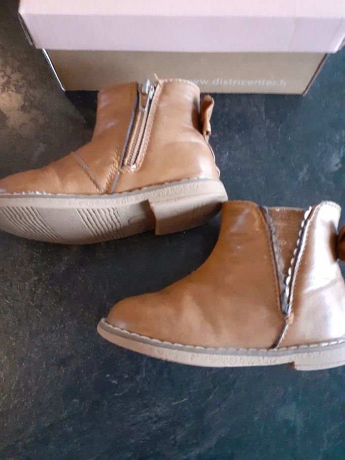 Bottines fille marron pointure 23 - photo numéro 4