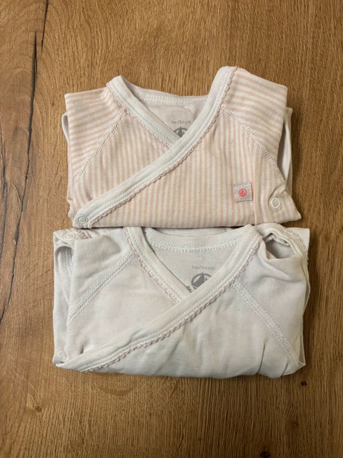 2 bodies 1 mois Petit Bateau