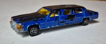 Majorette Limousine 1/58 voiture longue vintage bleu