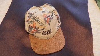 Casquette réglable vert à motifs Laguna Beach