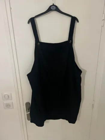 Robe salopette velour