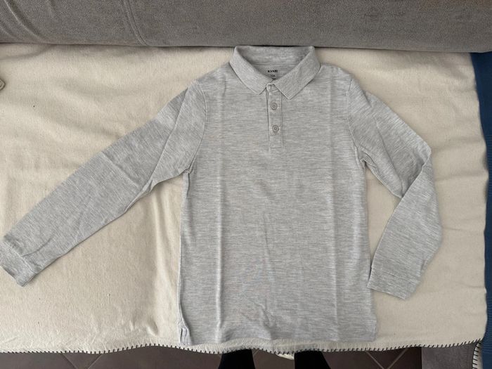 Polo manches longues Kiabi 10 ans