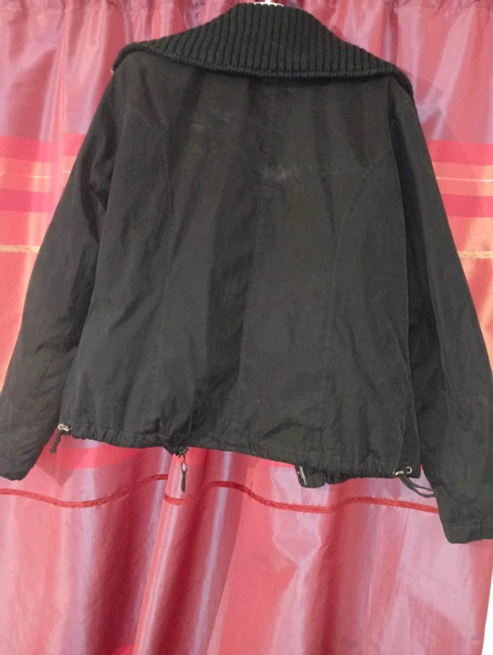 Veste noire femme taille 40 marque camaïeu très bon état - photo numéro 3