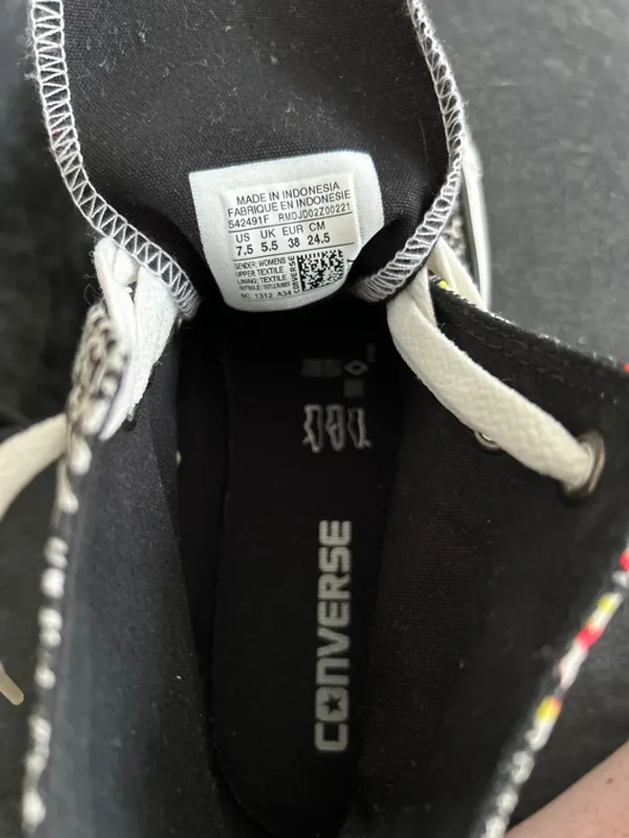 Baskets converse neuves en 38 imprimé serpent - photo numéro 6
