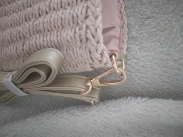 🦩Sac en osier rose Flora&Co neuf🦩 - photo numéro 9