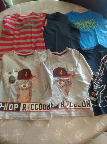 Lot de 6 t-shirts manches longues