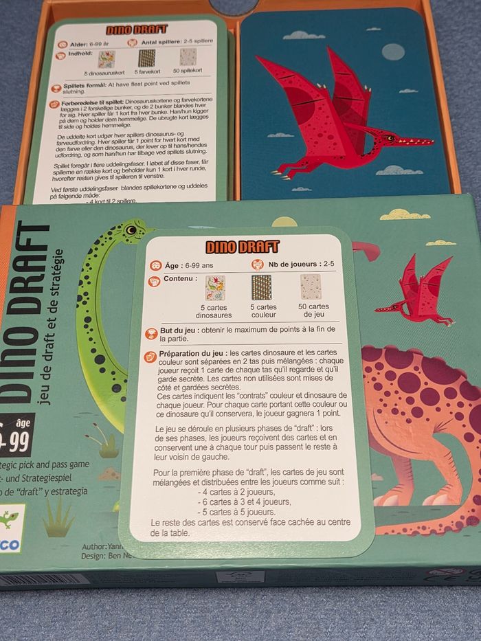 Jeux de cartes neuf dinosaure Djeco - photo numéro 3