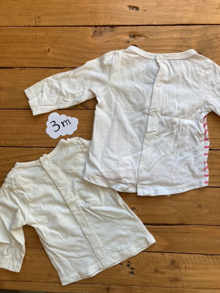 2 jolis petits hauts manches longues - photo numéro 2