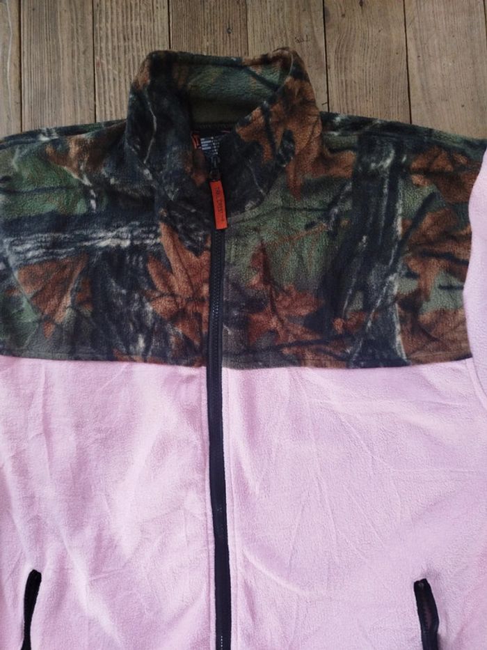 Veste polaire trail crest L rose - photo numéro 3