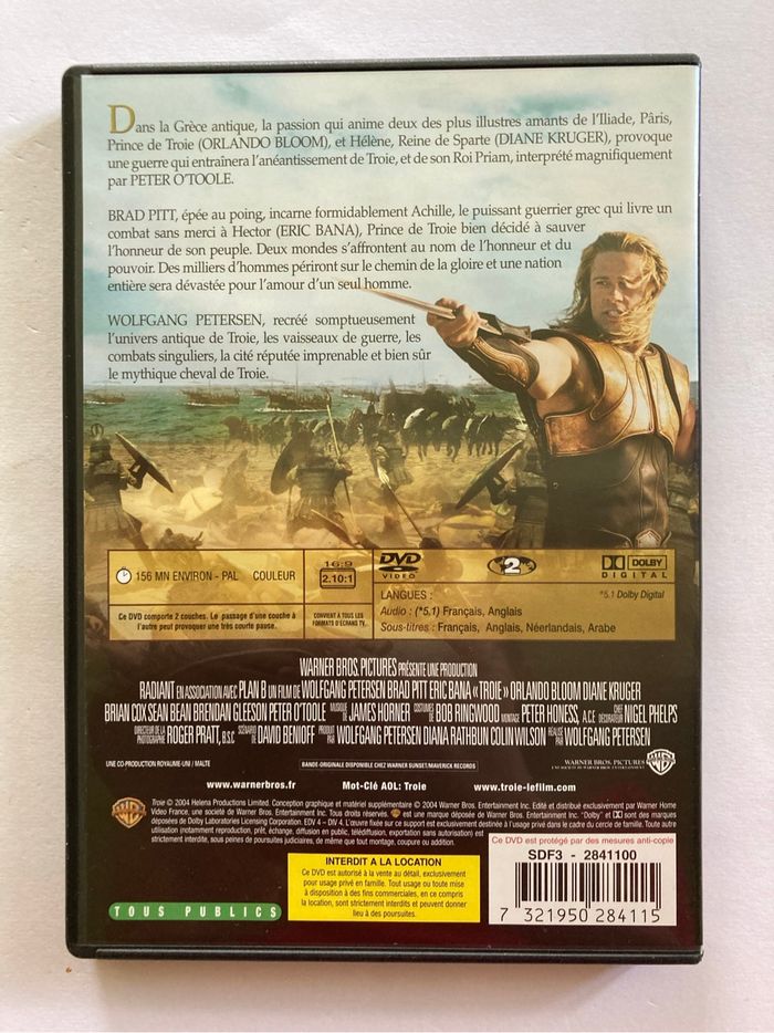 DVD Troie - photo numéro 3