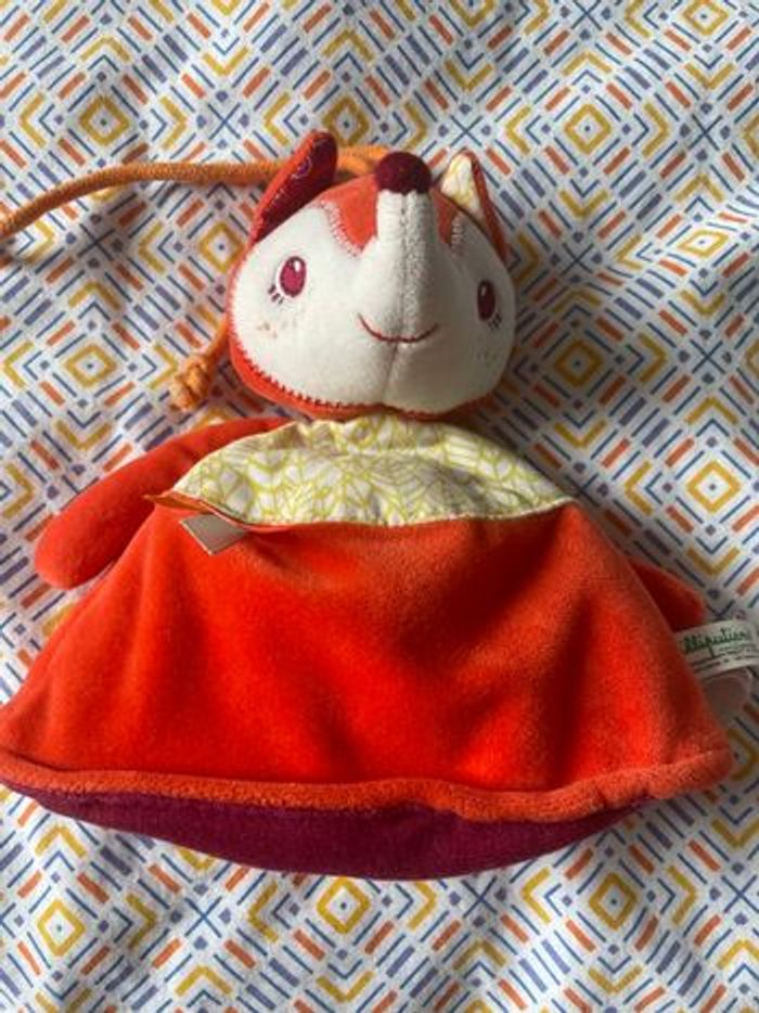 DOUDOU EVEIL RÉVERSIBLE RENARD HÉRISSON LILLIPUTIENS