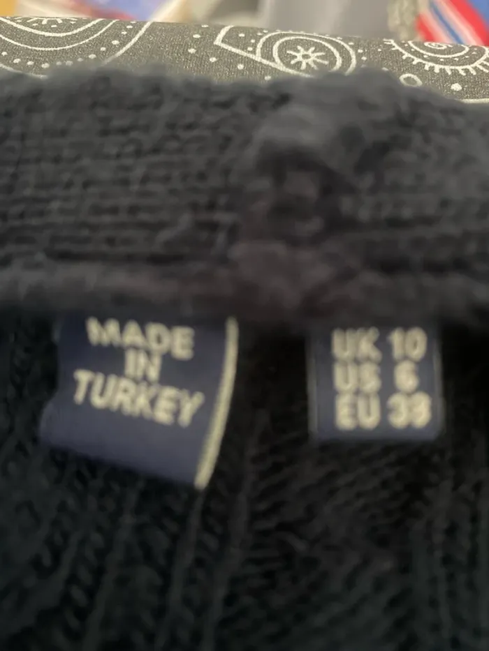 Veste laine bleu marine Superdry - photo numéro 4