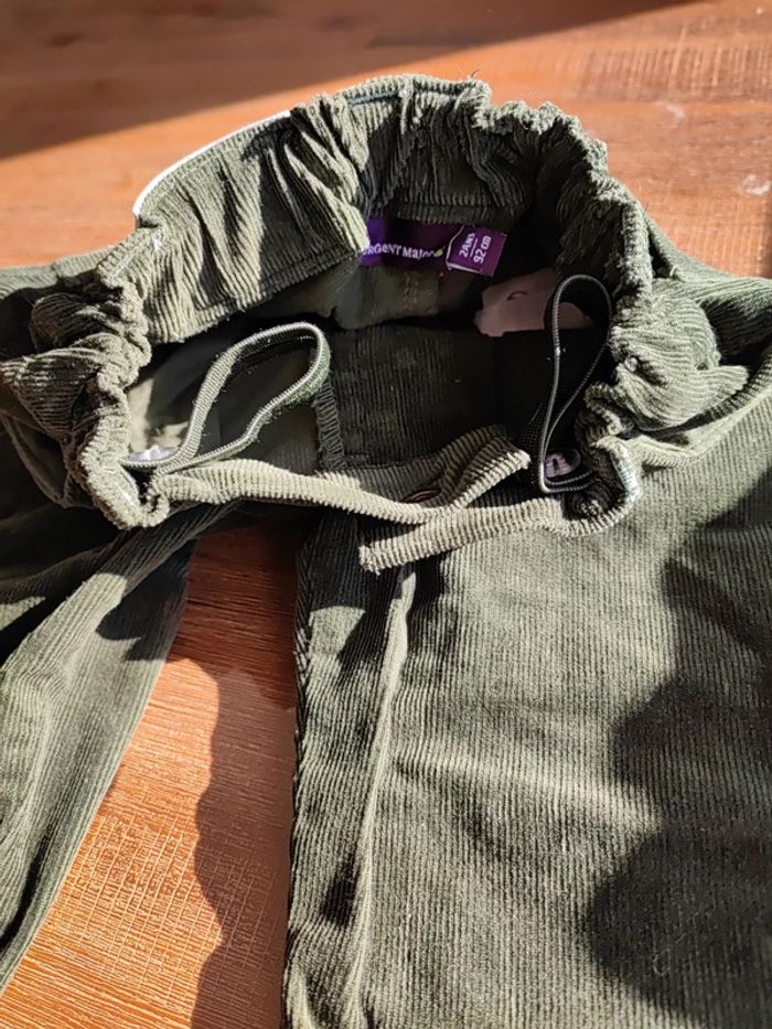 Pantalon velours kaki - photo numéro 3