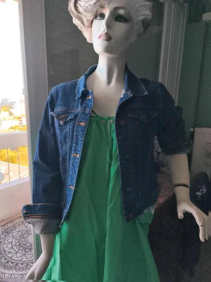 Veste en jean foncée Bizzbee 38 - photo numéro 3