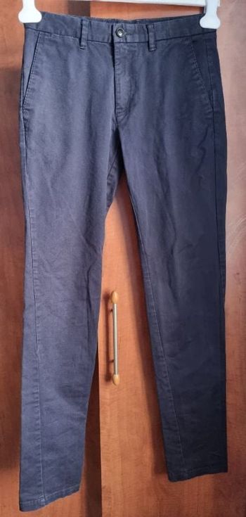 Pantalon chino slim bleu marine taille 36