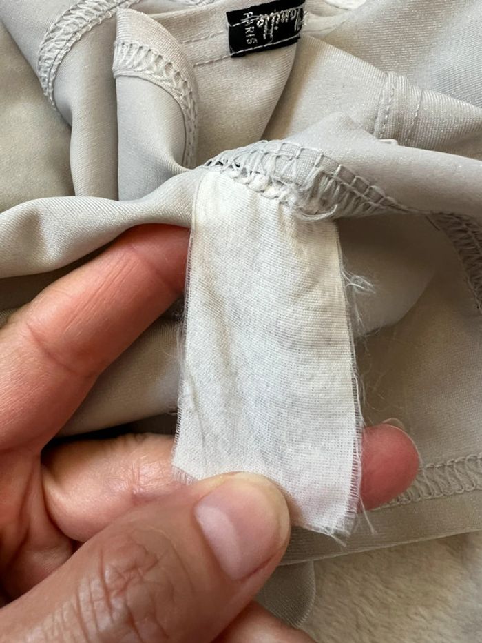 Débardeur court pailleté beige vintage made in France 🇫🇷 Coquette y2k - Taille S/M - photo numéro 10