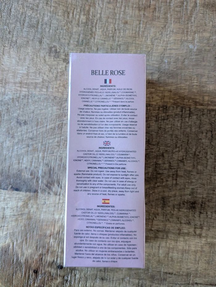 Eau de toilette belle rose femme 100ml - photo numéro 3