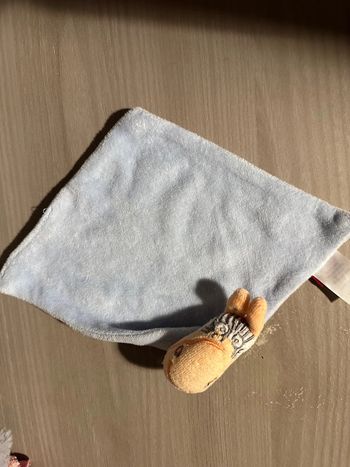 doudou zèbre cheval âne orange Babygro