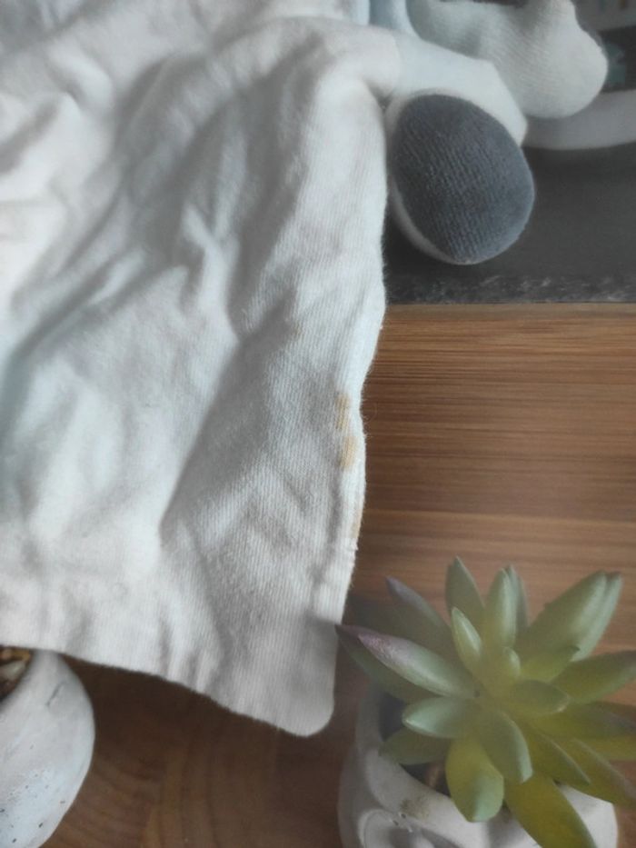 Ours Peluche Cajou Sucre D'orge Gris Bleu Écharpe plat mouchoir #geektradedoudou - photo numéro 3