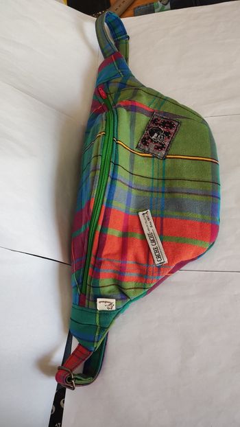 Sac banane bandoulière madras 