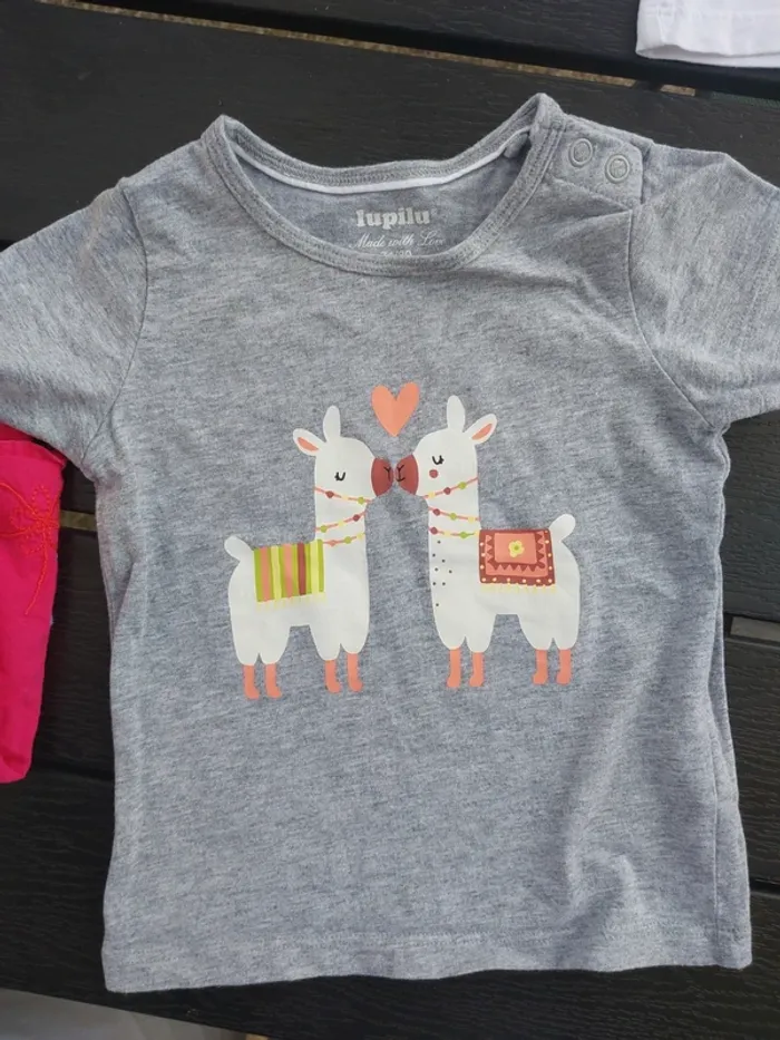 Lot 5 tee-shirts 12mois - photo numéro 3