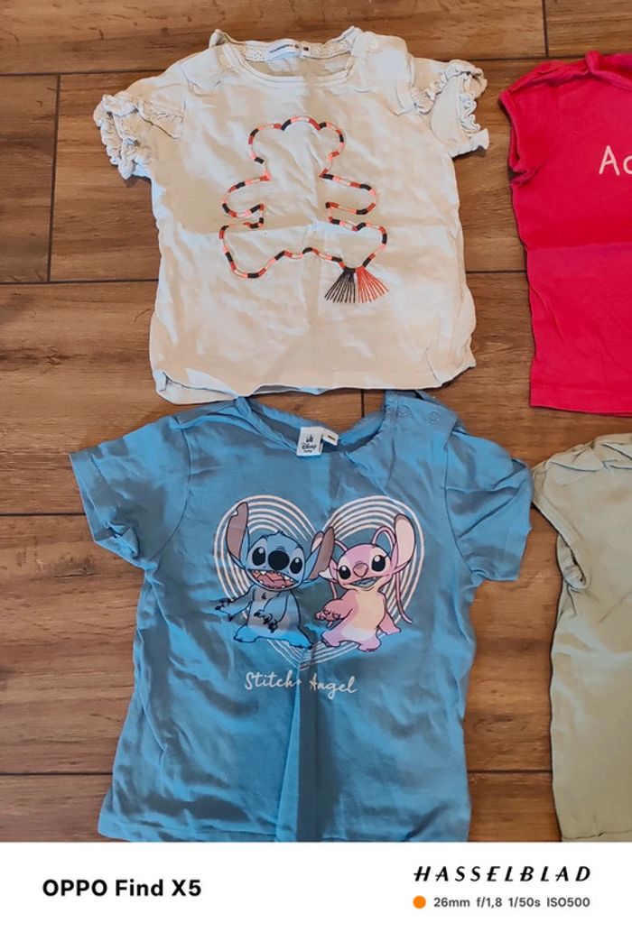 Lot de 6 tee-shirt à manches courtes - photo numéro 4