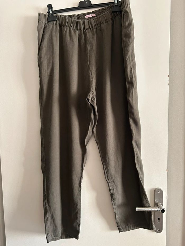 Pantalon kaki fin Gémo taille 52