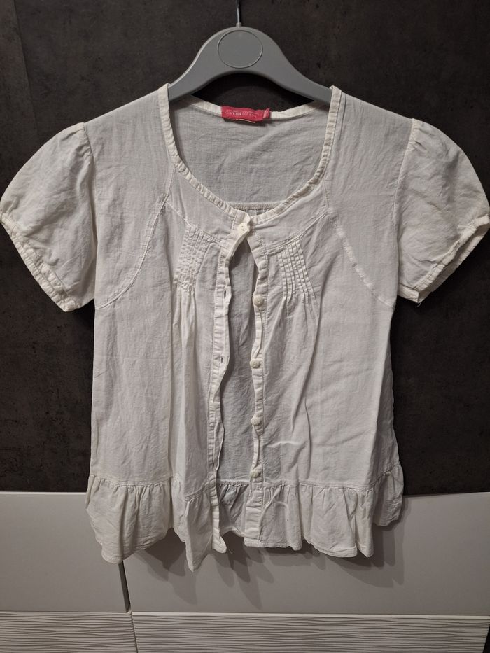 Blouse manches courtes légère