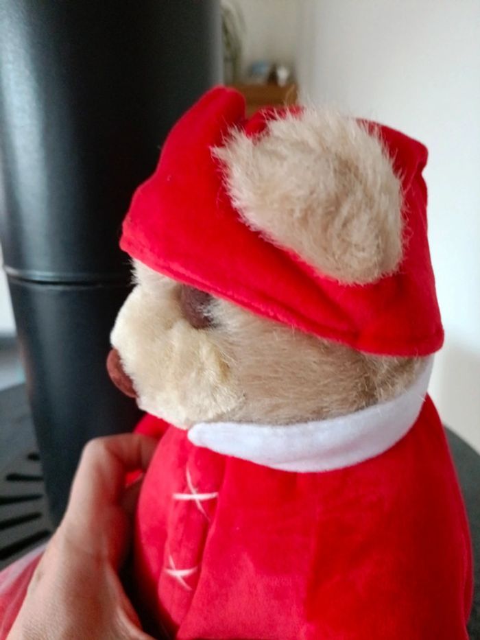Ourson rouge Noël - photo numéro 2