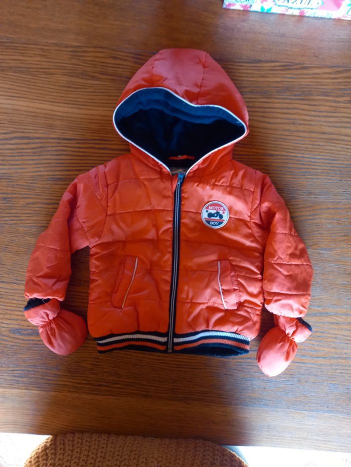 Manteau doudoune garçon taille 80