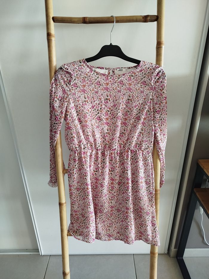 Robe fleurie doublée