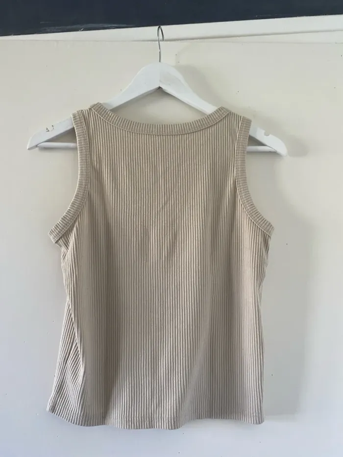débardeur beige - photo numéro 2